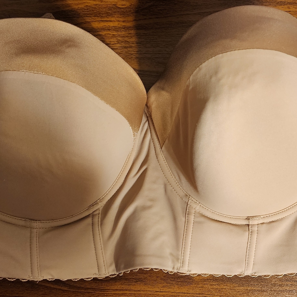 Auden Strapless Beige Bra
